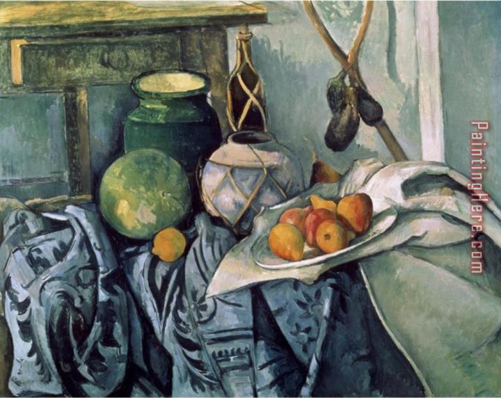 Paul Cezanne A Still Life Aubergines